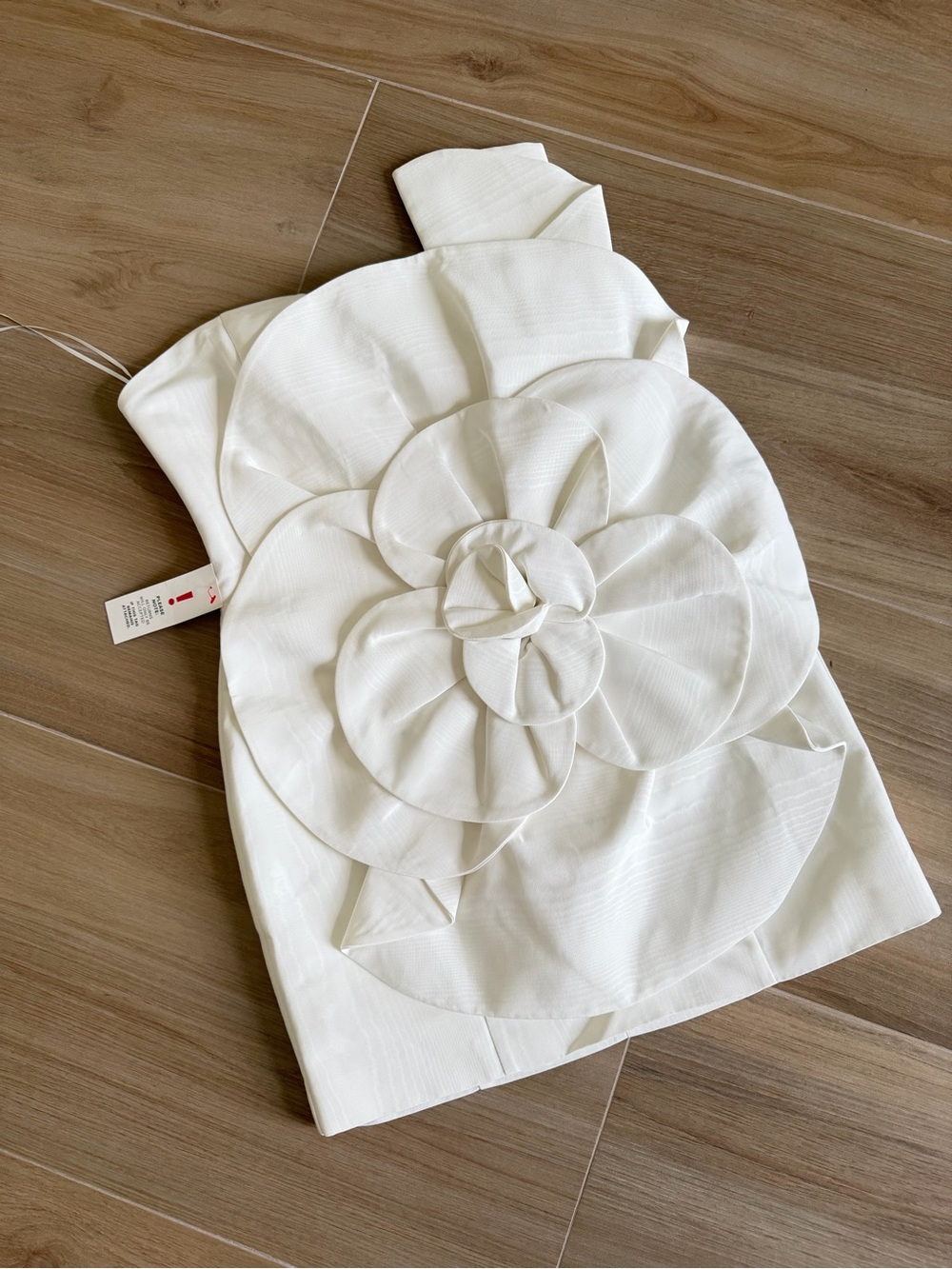 White Bardot Floral Appliqué women’s ' Dress